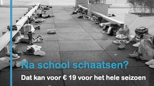 Na school schaatsen