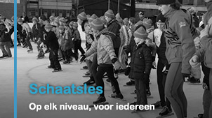 Na school schaatsen
